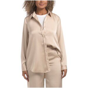 TAHARI ASL Long Sleeve Woven Top